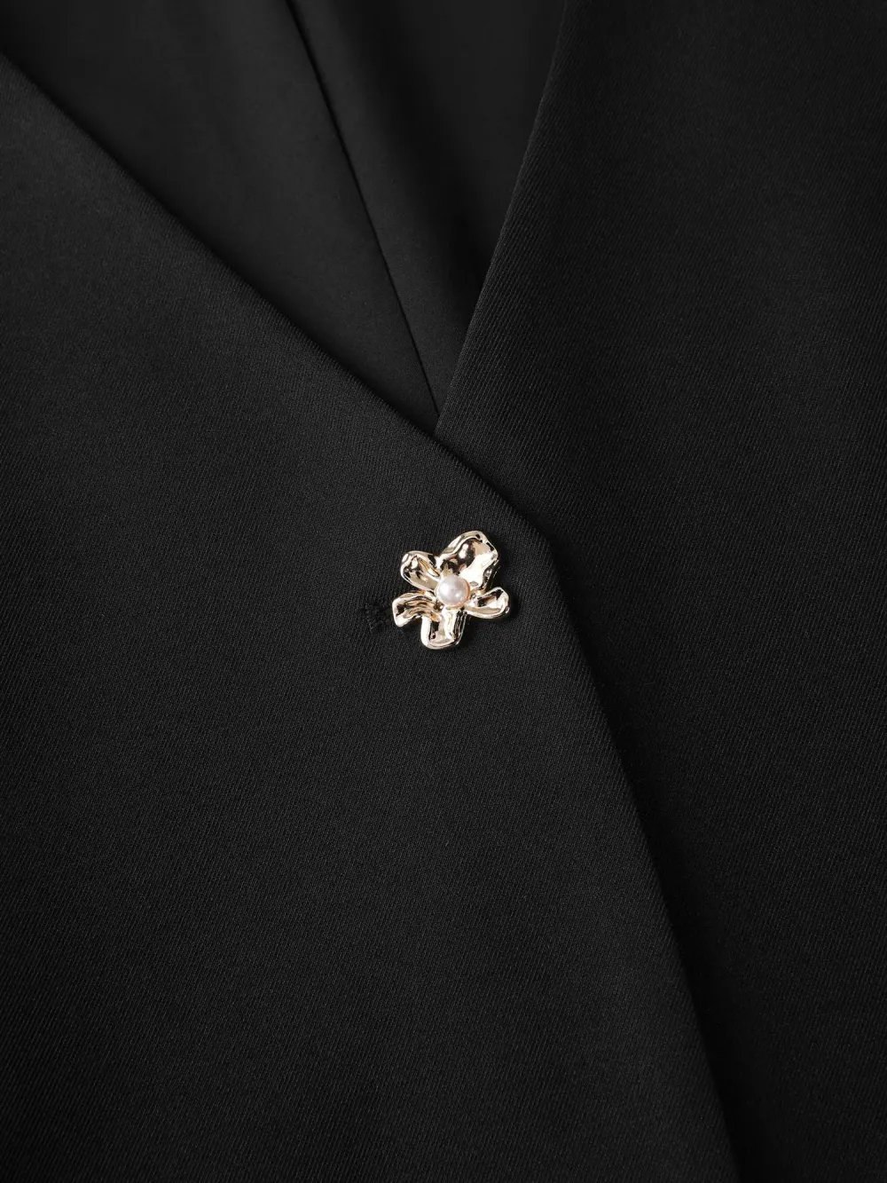 Cape Style Buttons V-Neck Blazer