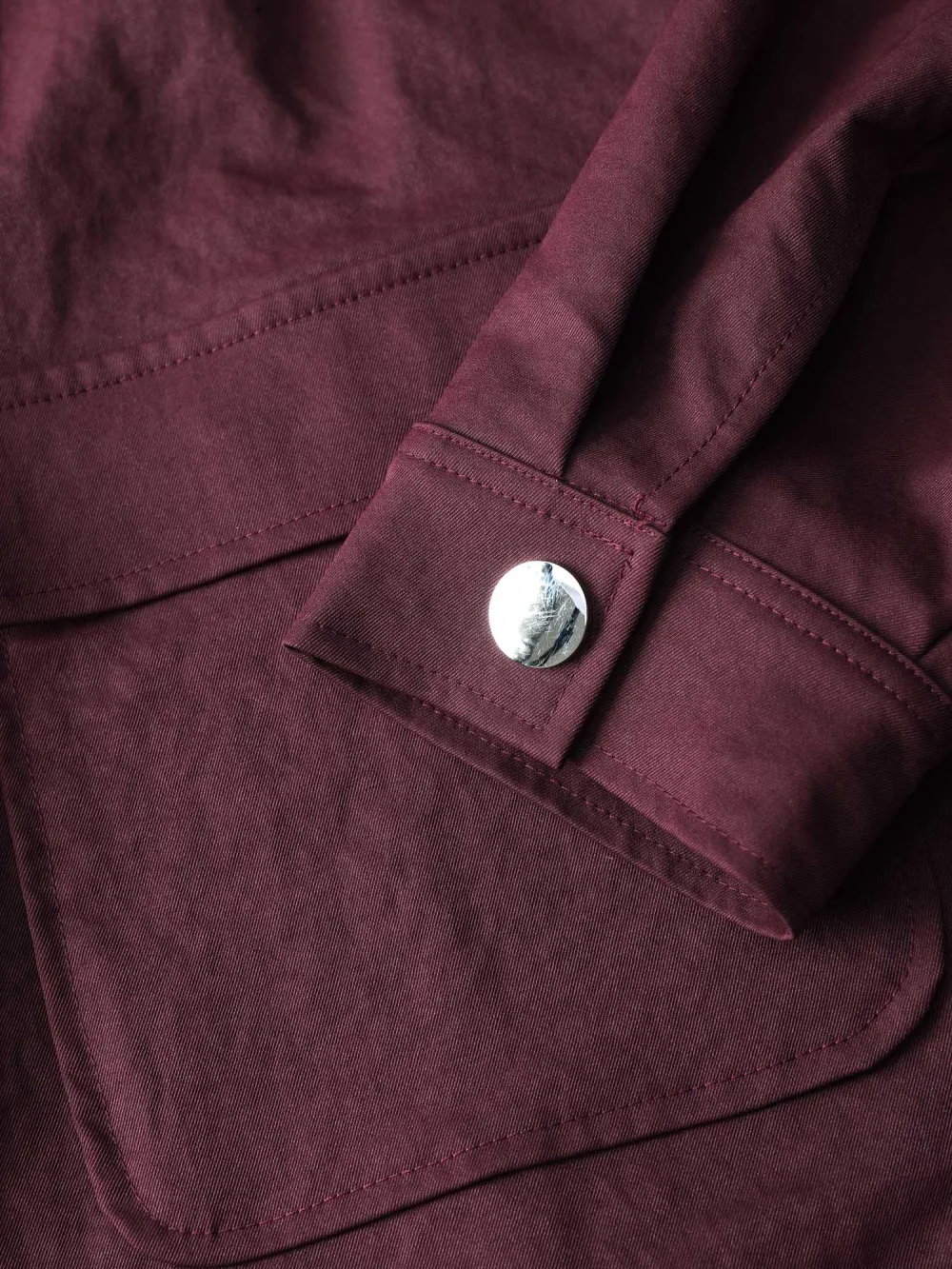 Ruffled Edge Cropped Hem Pocket Jacket