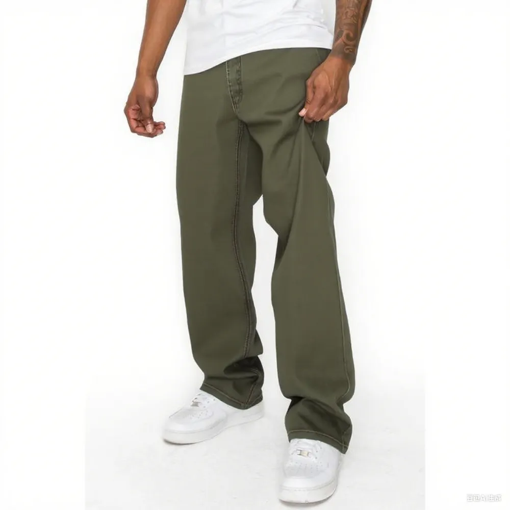 Essential Baggy Raw Denim Jeans Menswear Best Selling Jeans