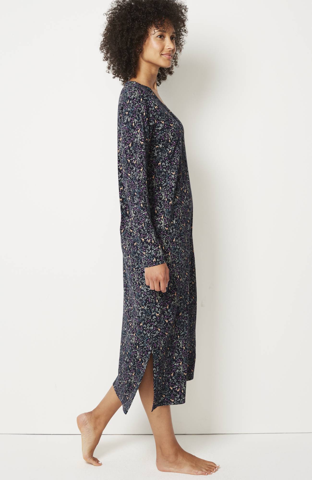 sleep ultrasoft long sleeve gown