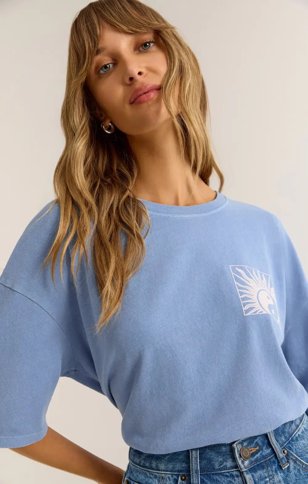 Golden SoCal Oversized Tee
