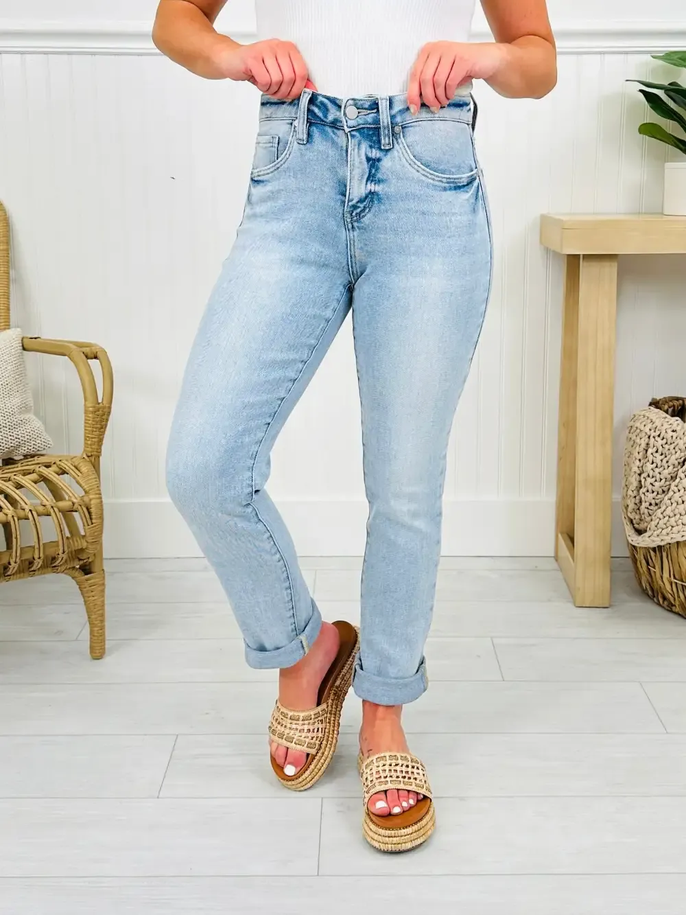 Mom Life MOCO Exclusive Design Mom Jeans With Tummy Control