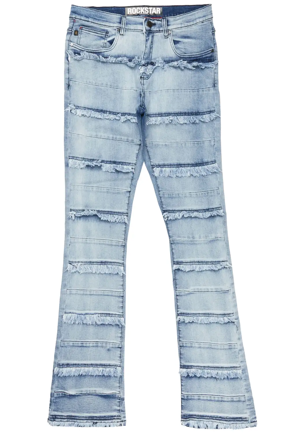 Oren Blue Stacked Flare Jean