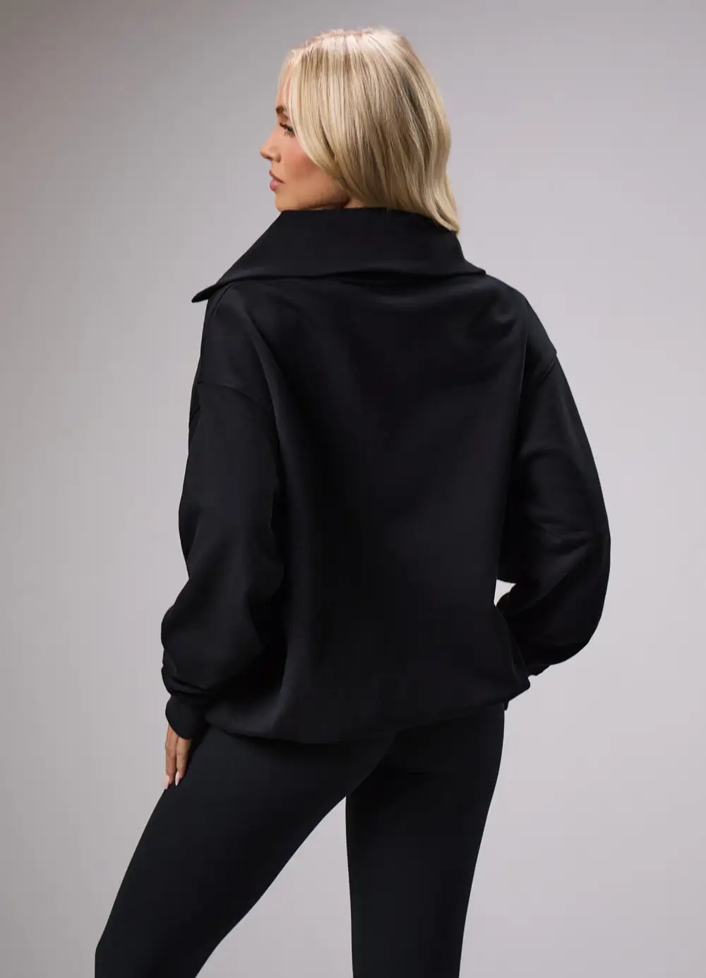 GKW Sports Luxe Rib Collar Funnel - Black