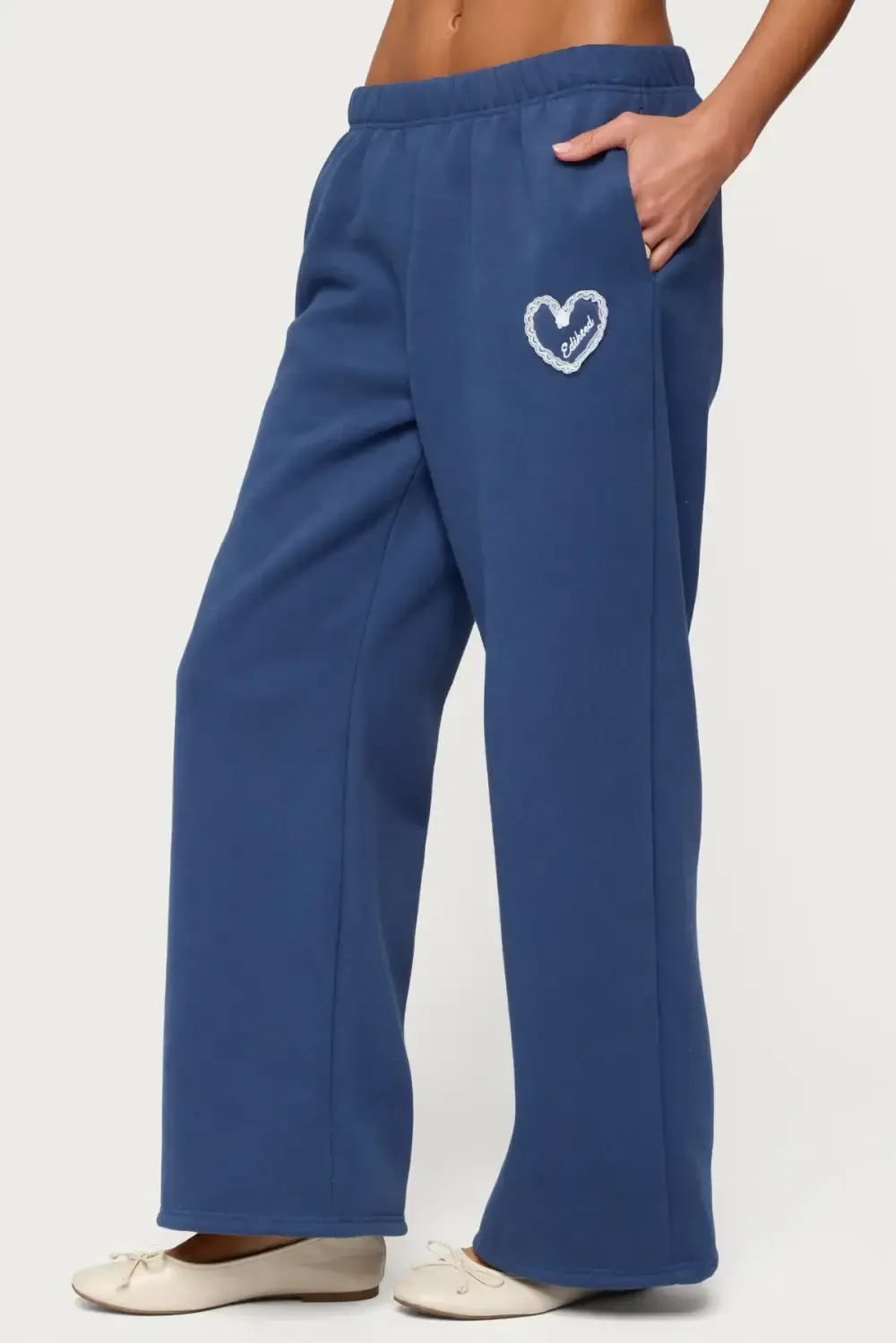 Love Edikted Wide Leg Sweatpants