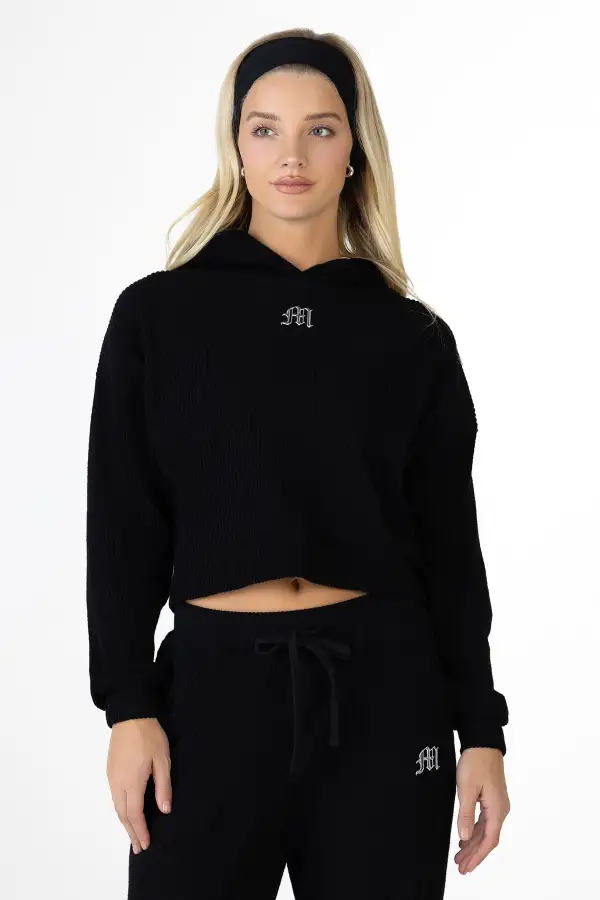 Nara Ribbed Hoodie