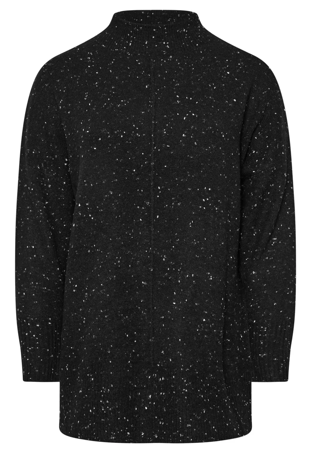 YOURS Curve Green High Neck Seam Detail Jumper