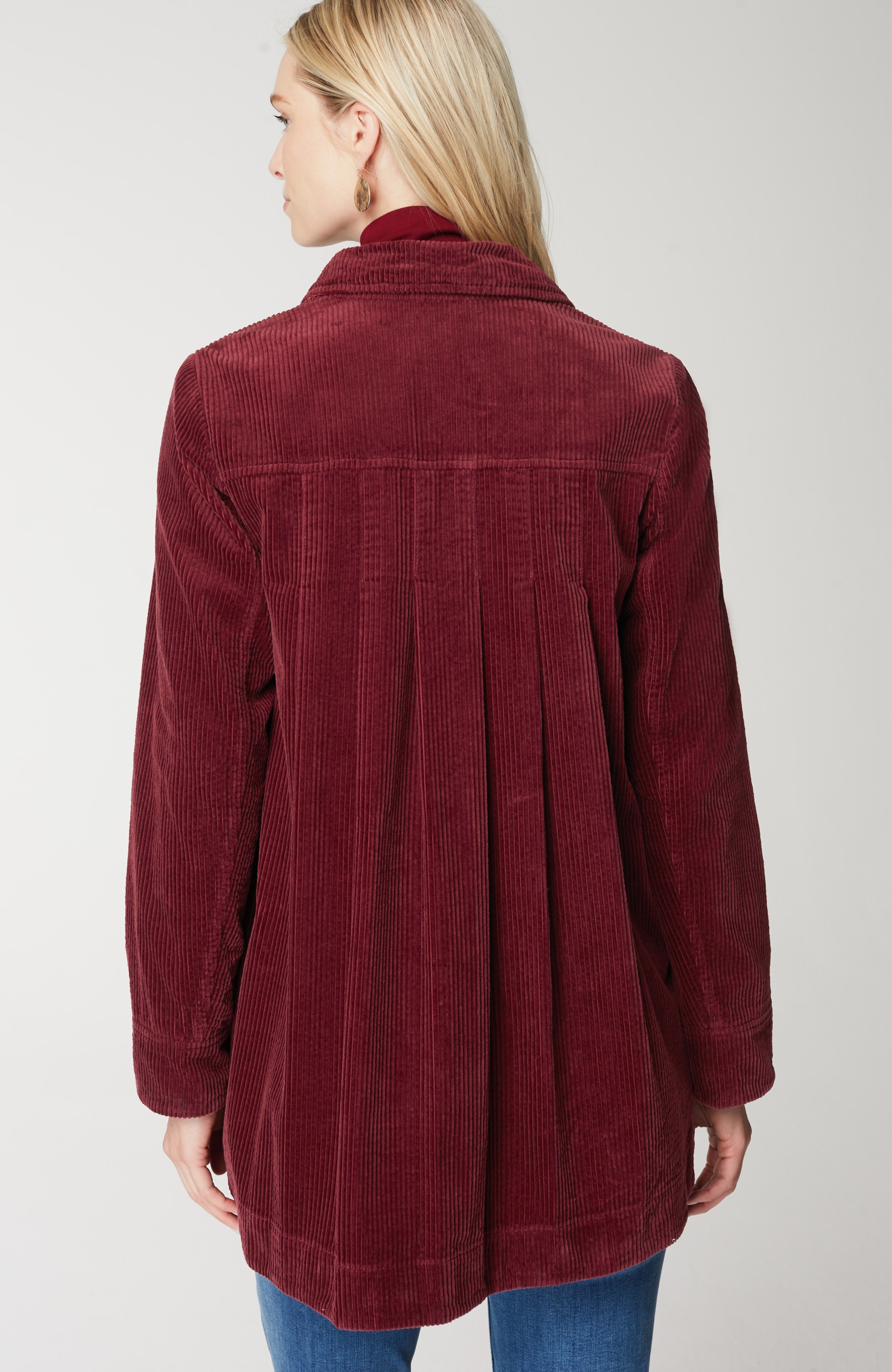 Tumbled-Cord Coat