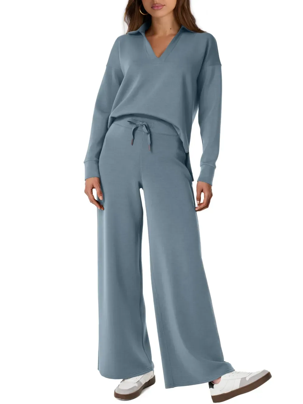 Women's 2 Piece Sets Outfits Casual Long Sleeve Sweatsuits  Sets (Same as in the video)