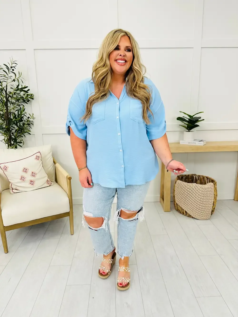 The Perfect Pocket Top- Multiple Colors!