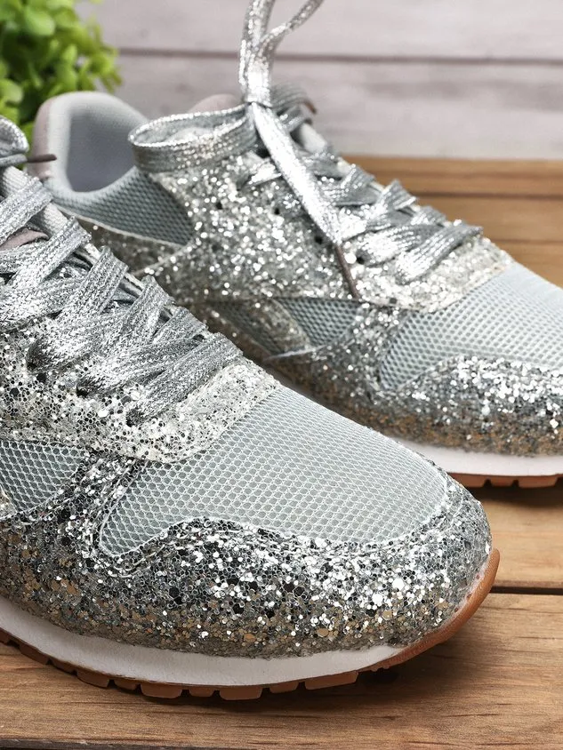 Women Muffin Rhinestone New Crystal  Platform Sneakers