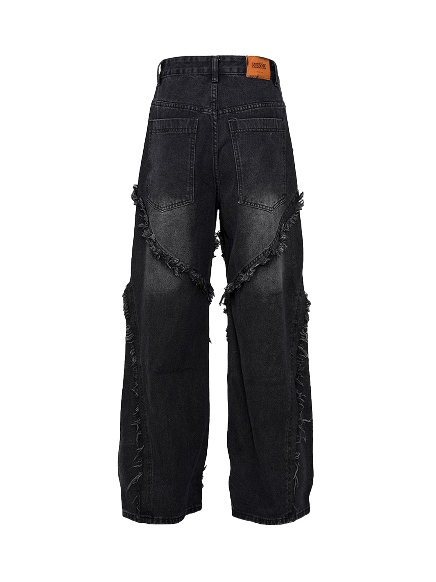 High Street Hip Hop Washed Distressed Jeans - 2069