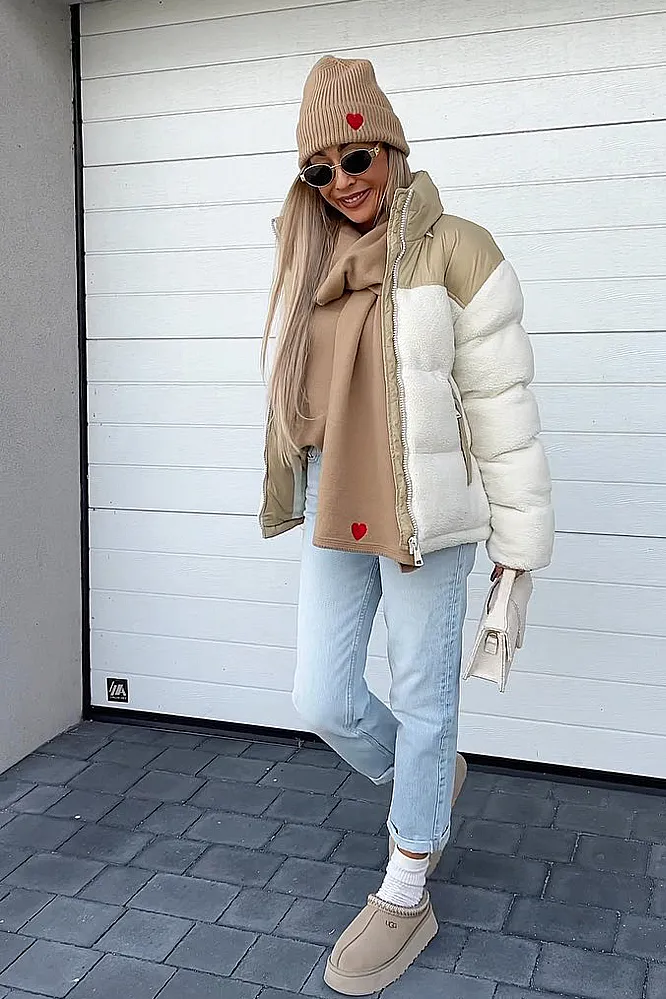 Women's casual down jacket