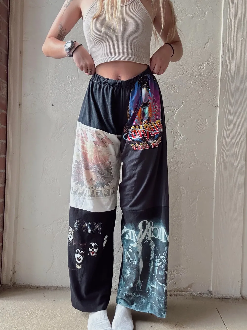 KISS BAND TEE PANT