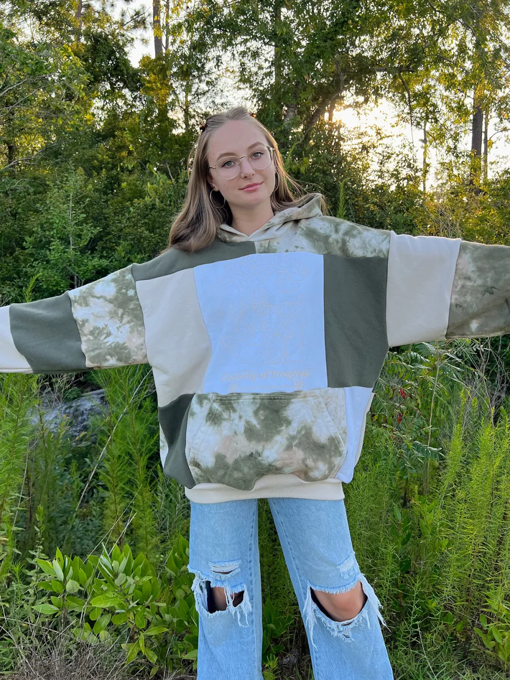 White Streetwear Leisure Hoodie Sweatshirts