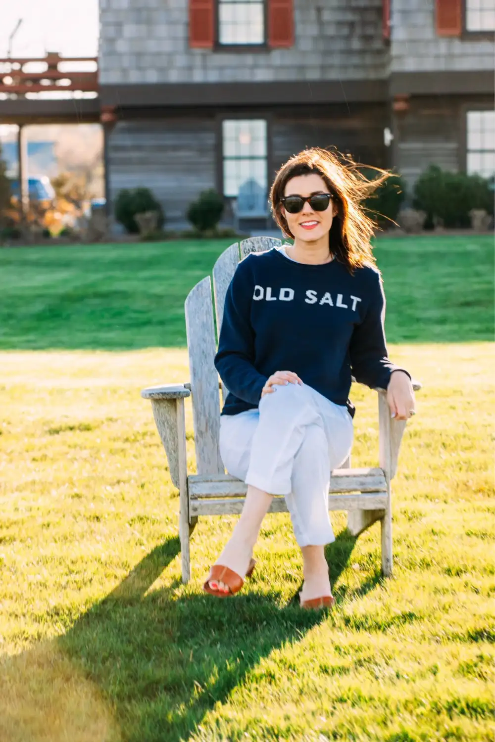 Old Salt Rollneck Sweater Navy