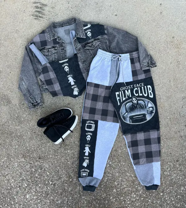 3 piece set tank jacket and bottoms how perfect and cozy piece for your Halloween day