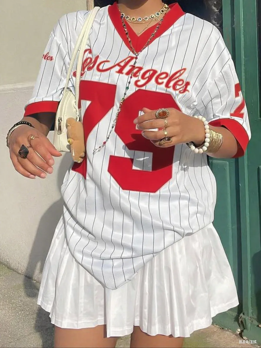 Women's V-Neck Graphic Tee – Comfy Everyday Summer Top