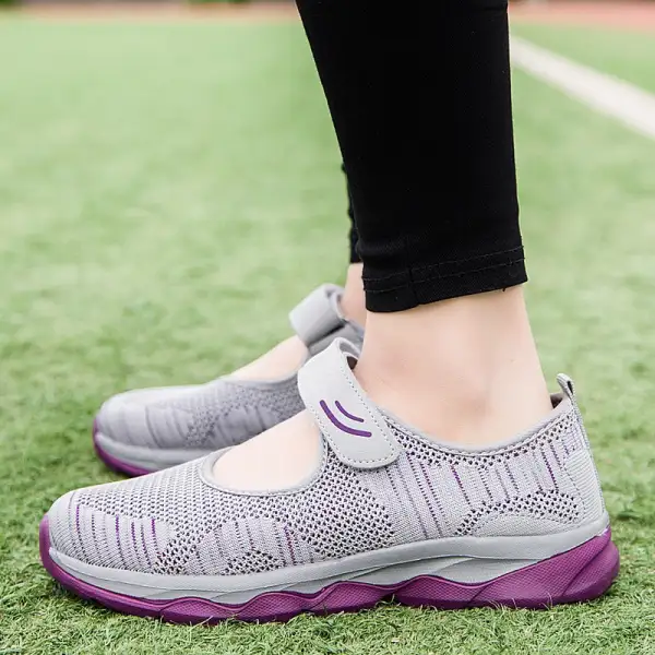 Platform Shoes Flat Woman Shoes Woman Breathable Mesh Casual Sneakers