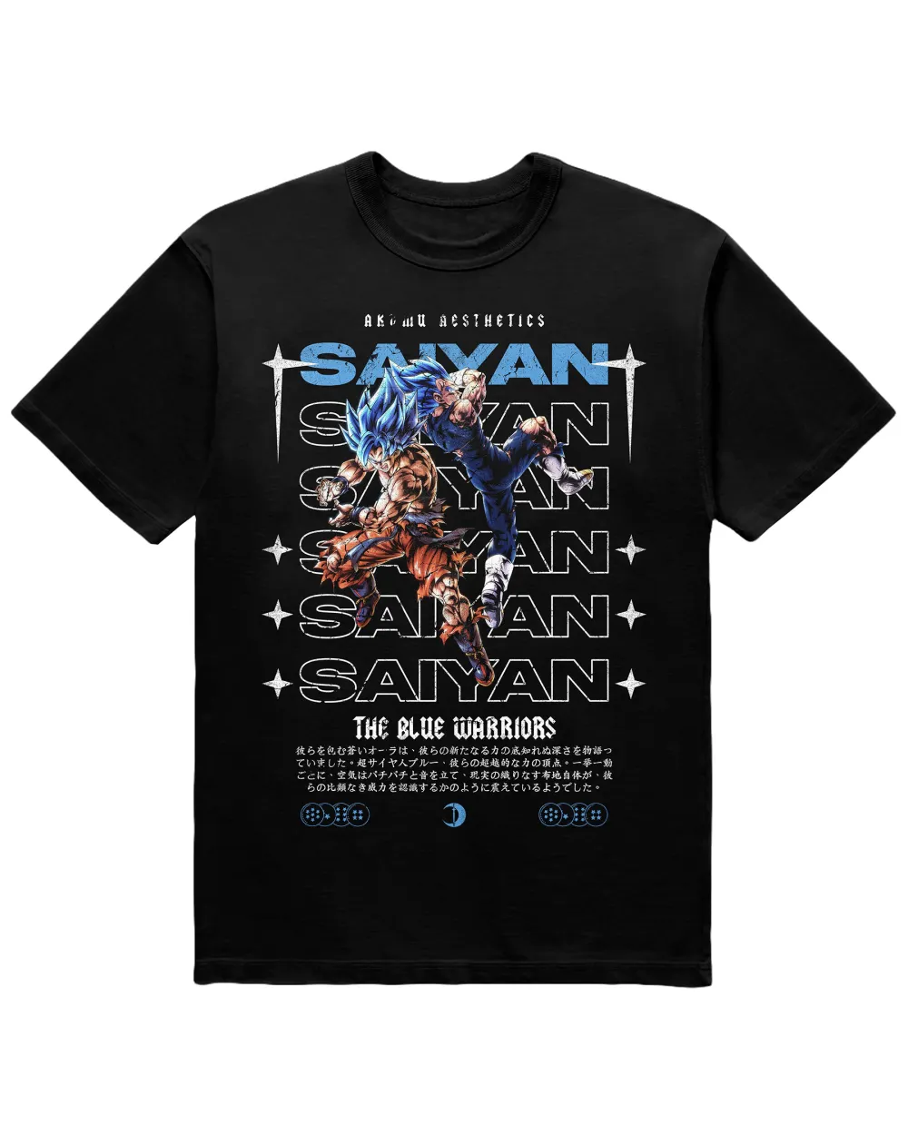 Dragon Ball 'The Blue Warriors WOMEN'S T-SHIRT