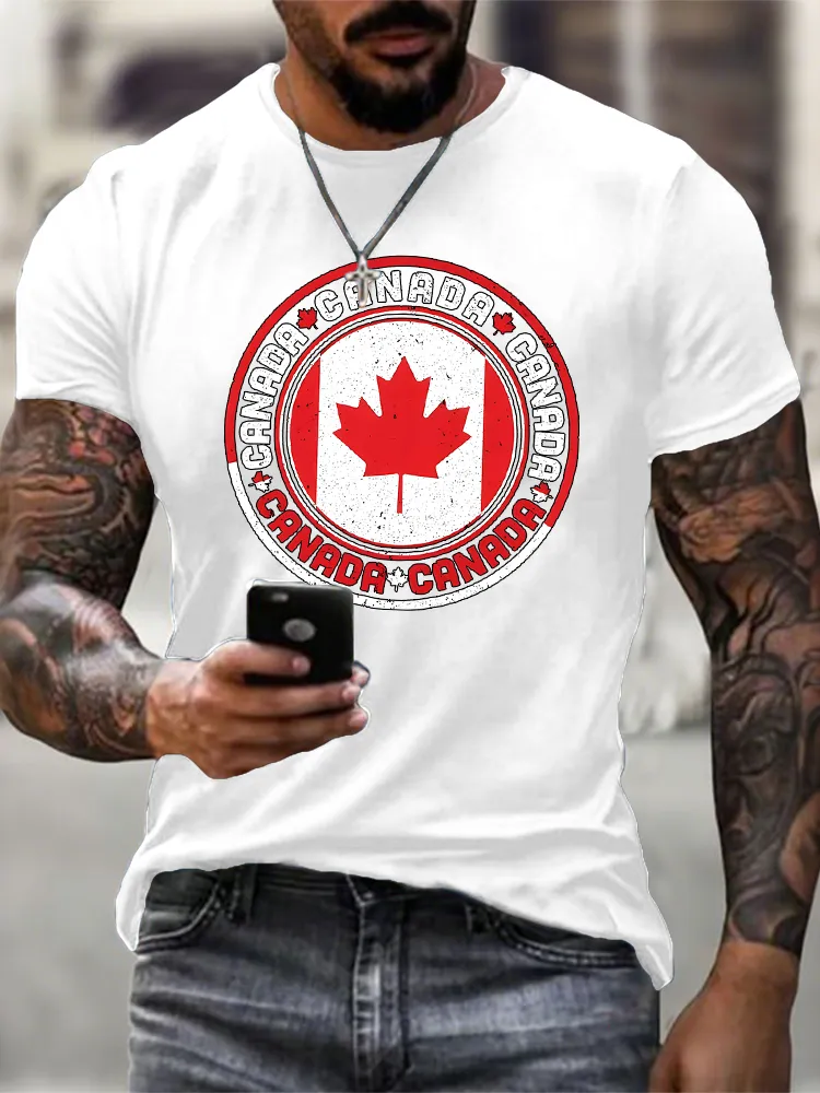 Men'S We Are Canada Strong We Will Never Yield To Tru.p T-Shirt