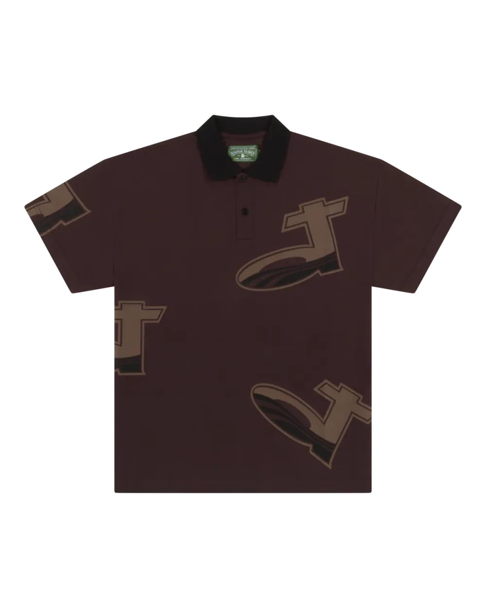 DT Pique Polo Brown