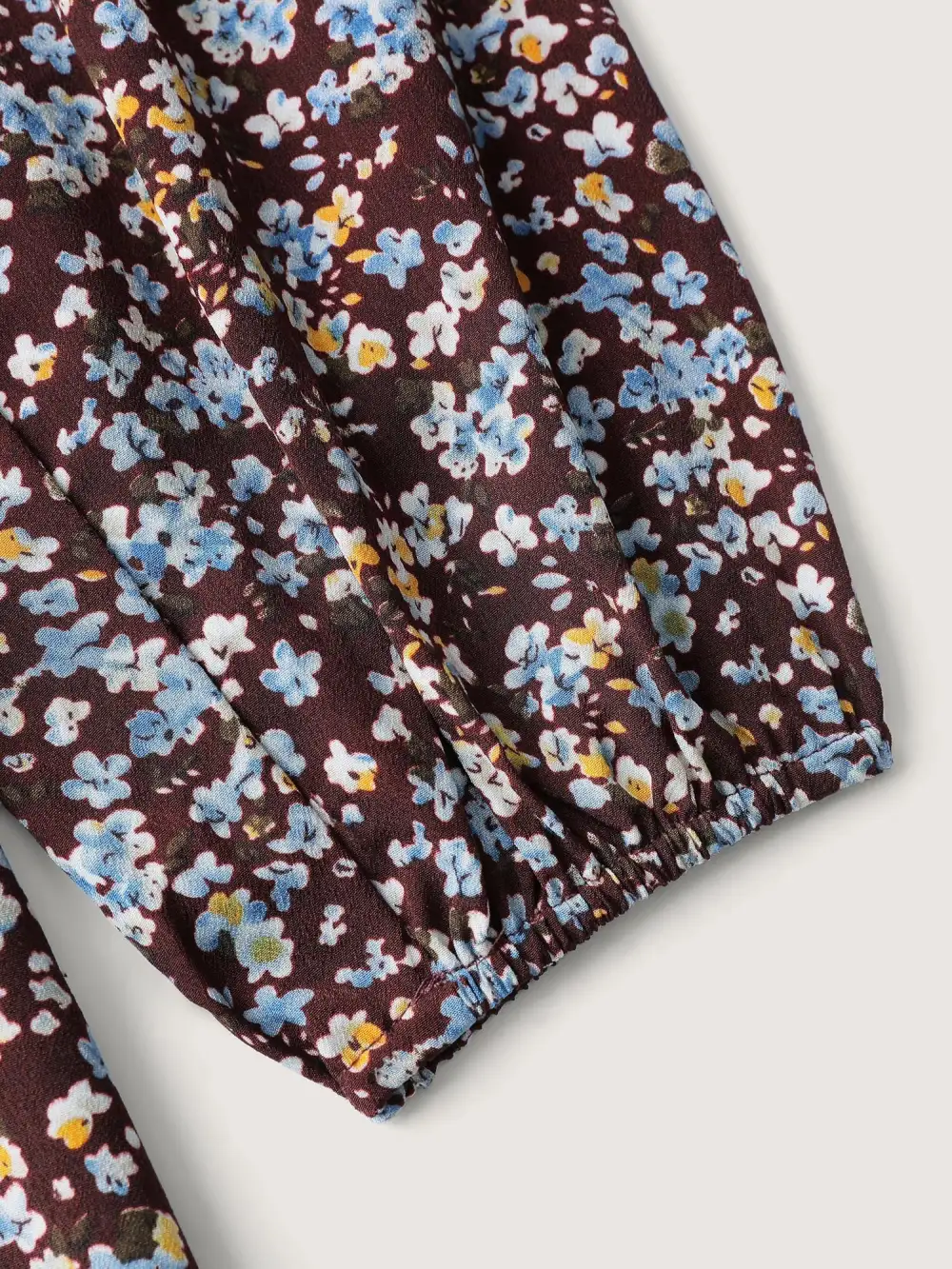 Floral Print Pockets Neckline Tie Maxi Dress