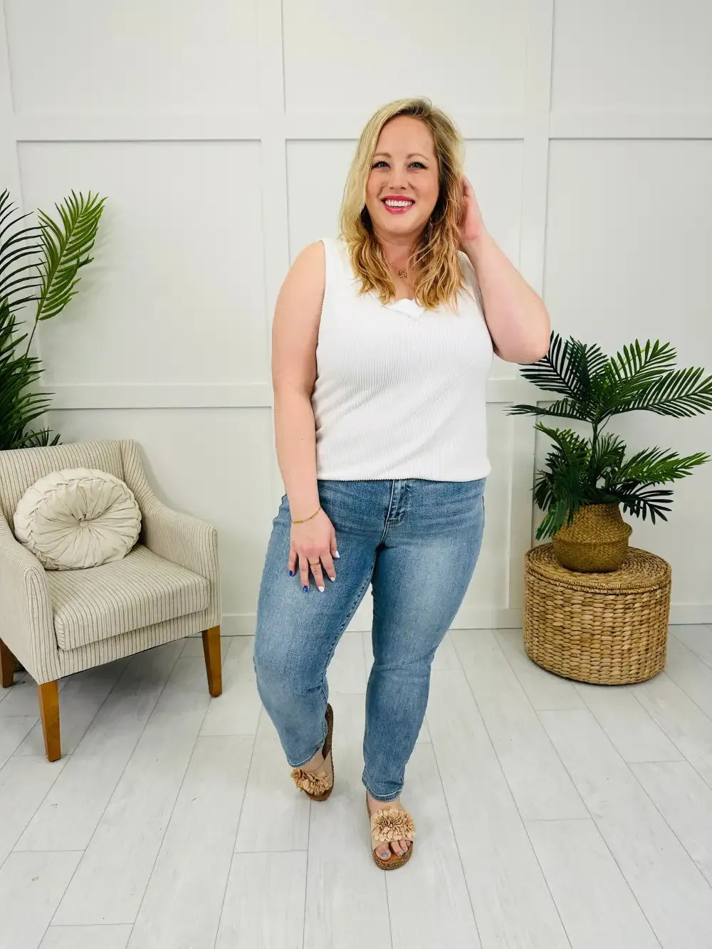 Judy Blue Stay In Touch Slim Fit Jeans