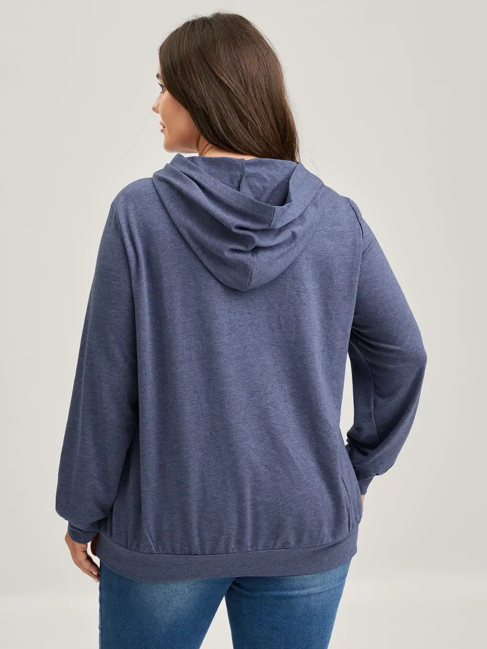 Celestial Print Solid Hoodie