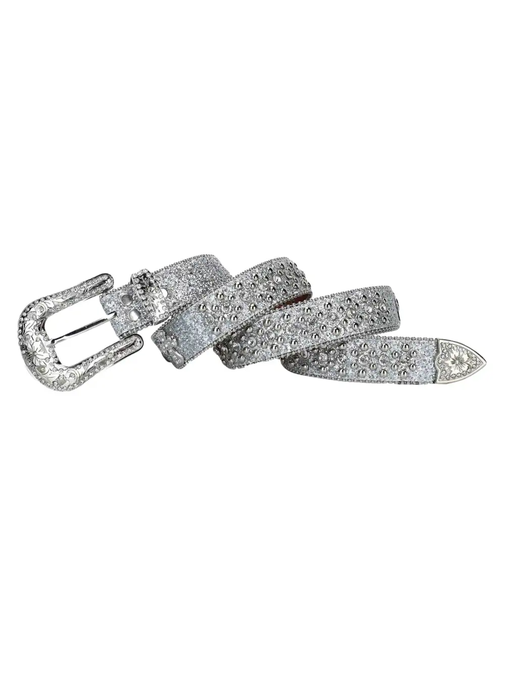 Studded Rhinestone Belt-1797