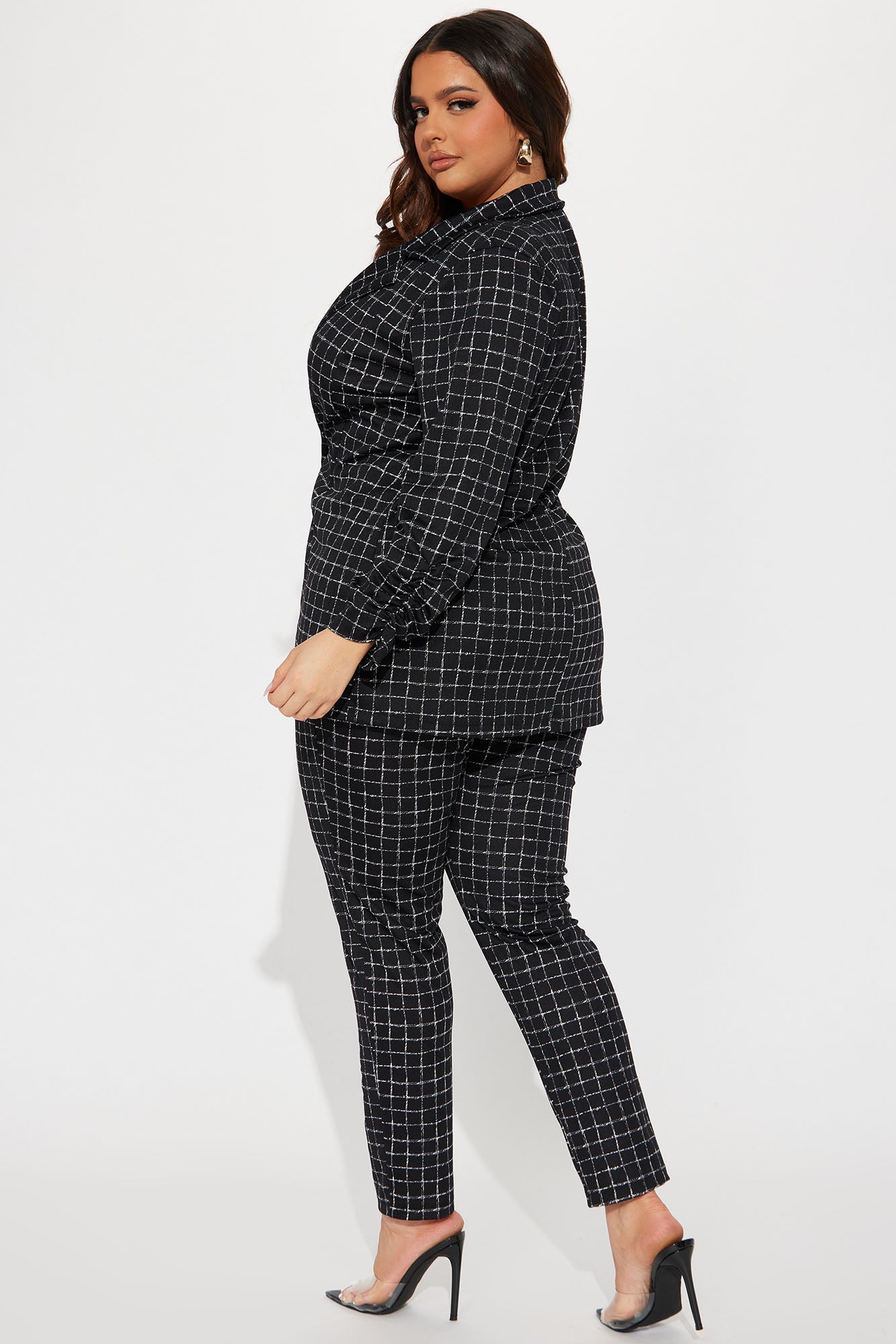 Office Sweetheart Blazer Set - Black