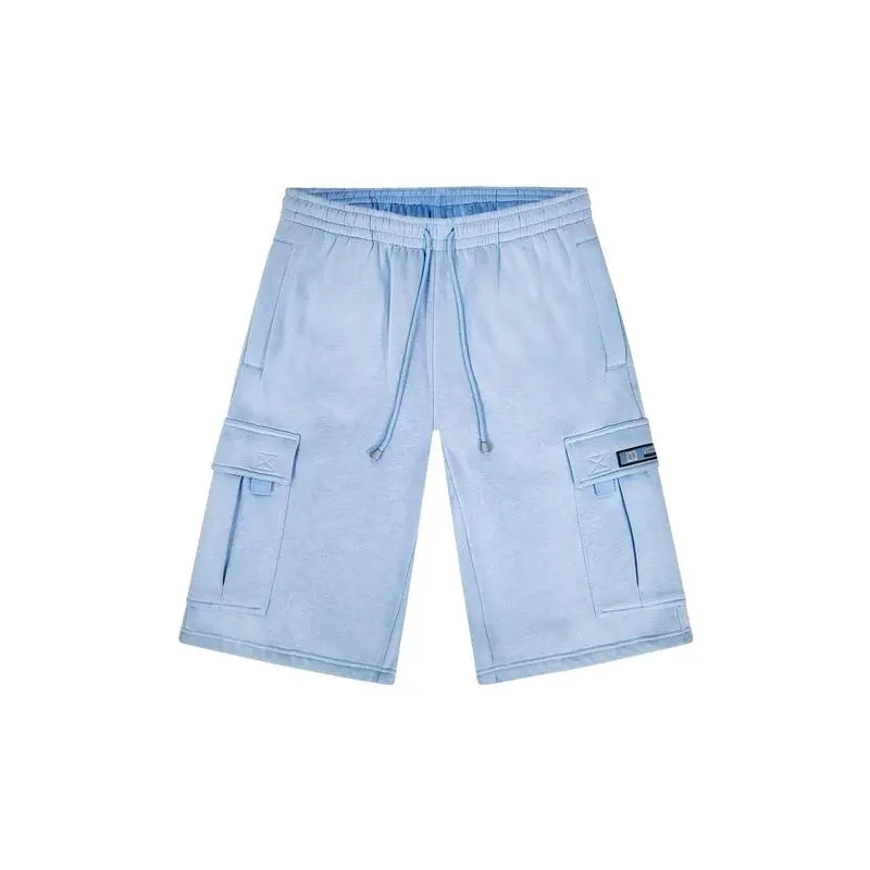 Baggy Fit Men’s Fleece Shorts with Functional Cargo Pockets