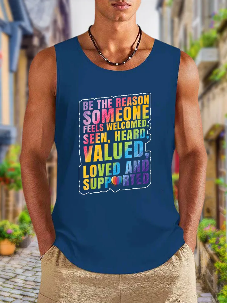 Men'S Vests LGBTQ Support LGBT Pride Month