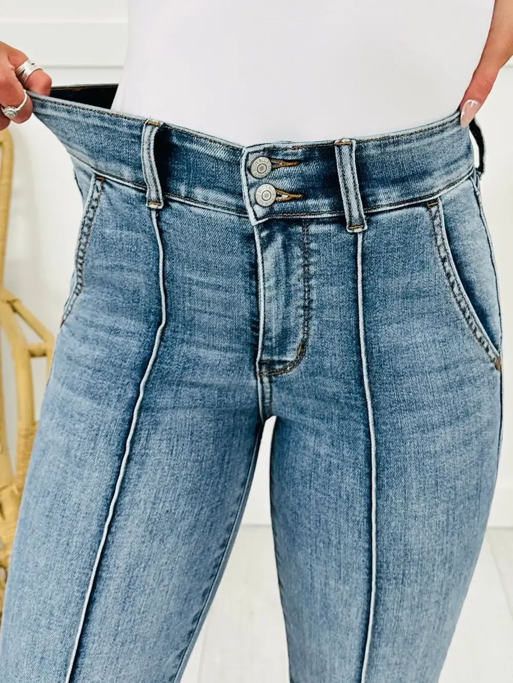 Judy Blue Stop and Stare Flare Jeans