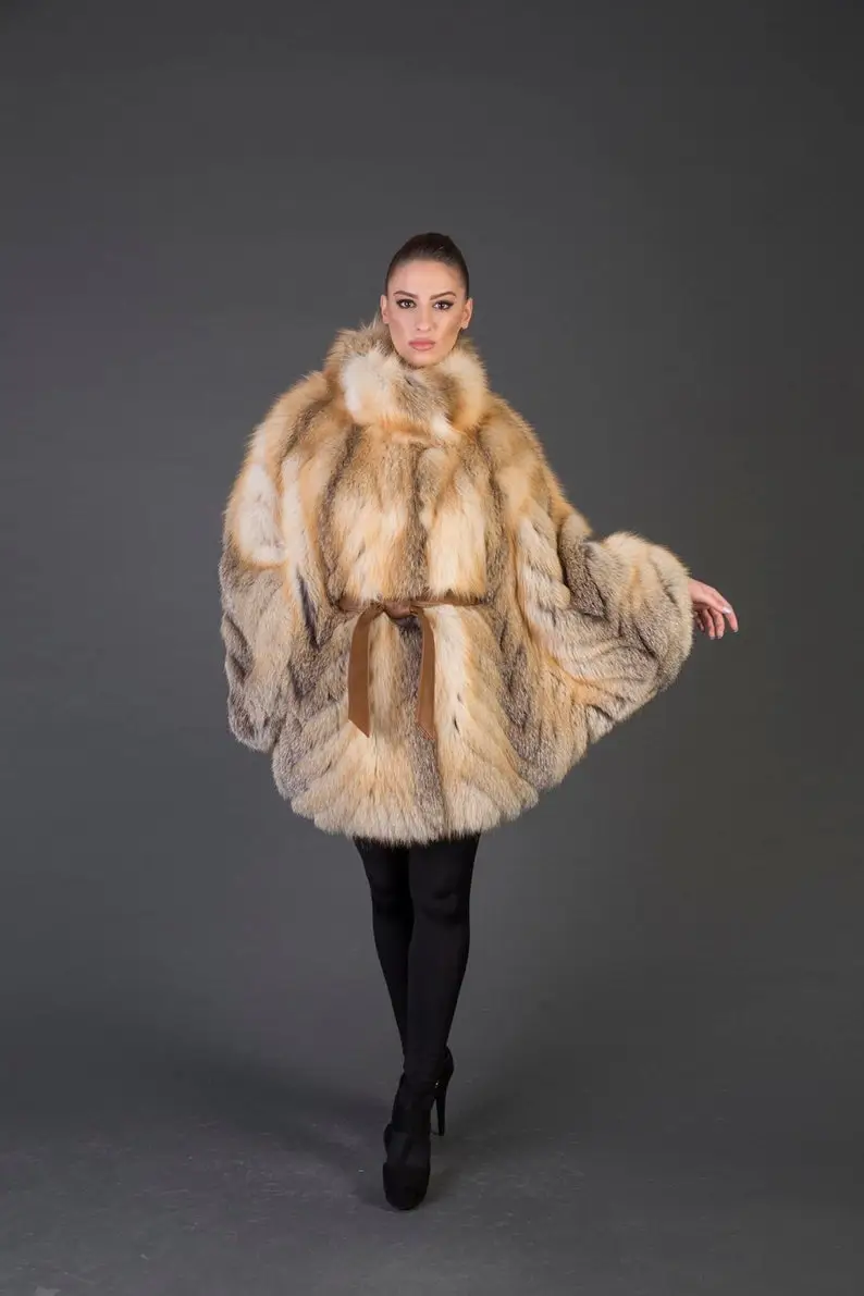 Golden Fox Fur coat