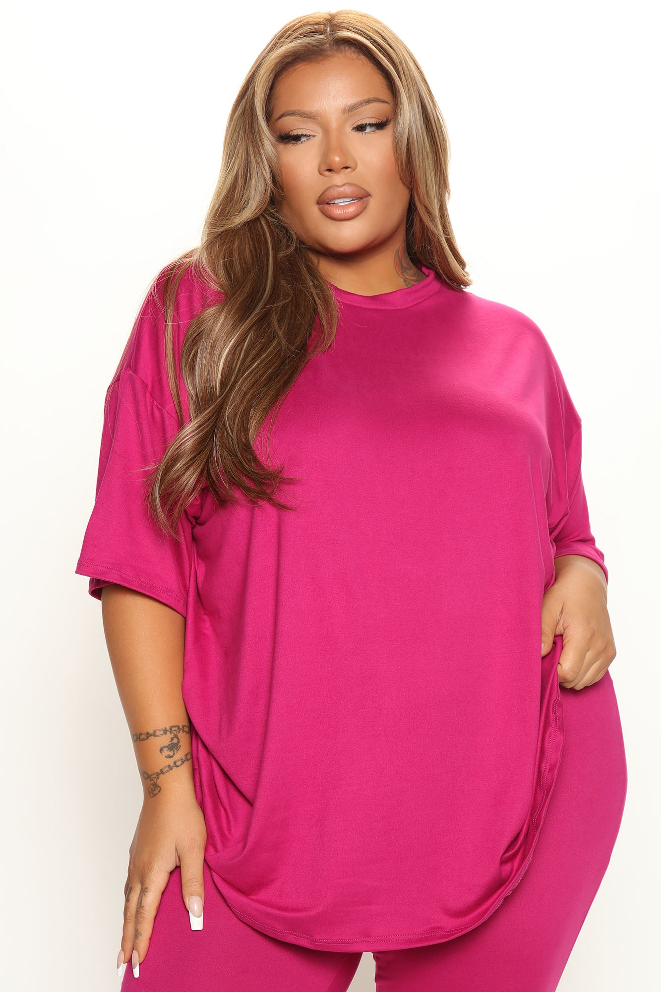 Feel A Way Pant Set - Magenta