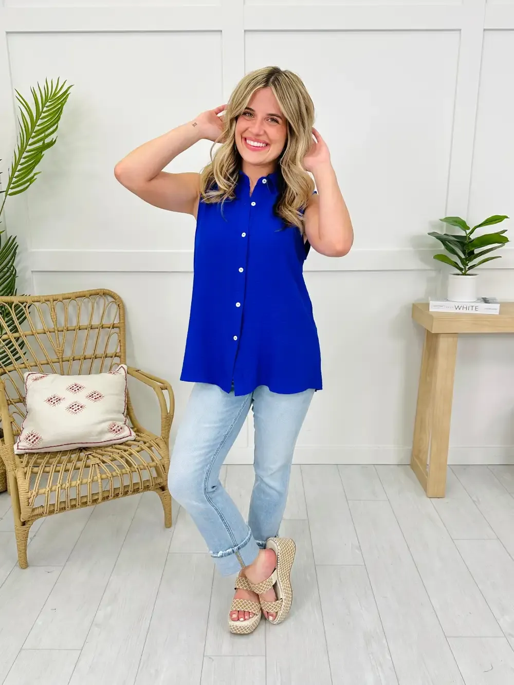 Step Into Summer Tank Top- Multiple Colors!