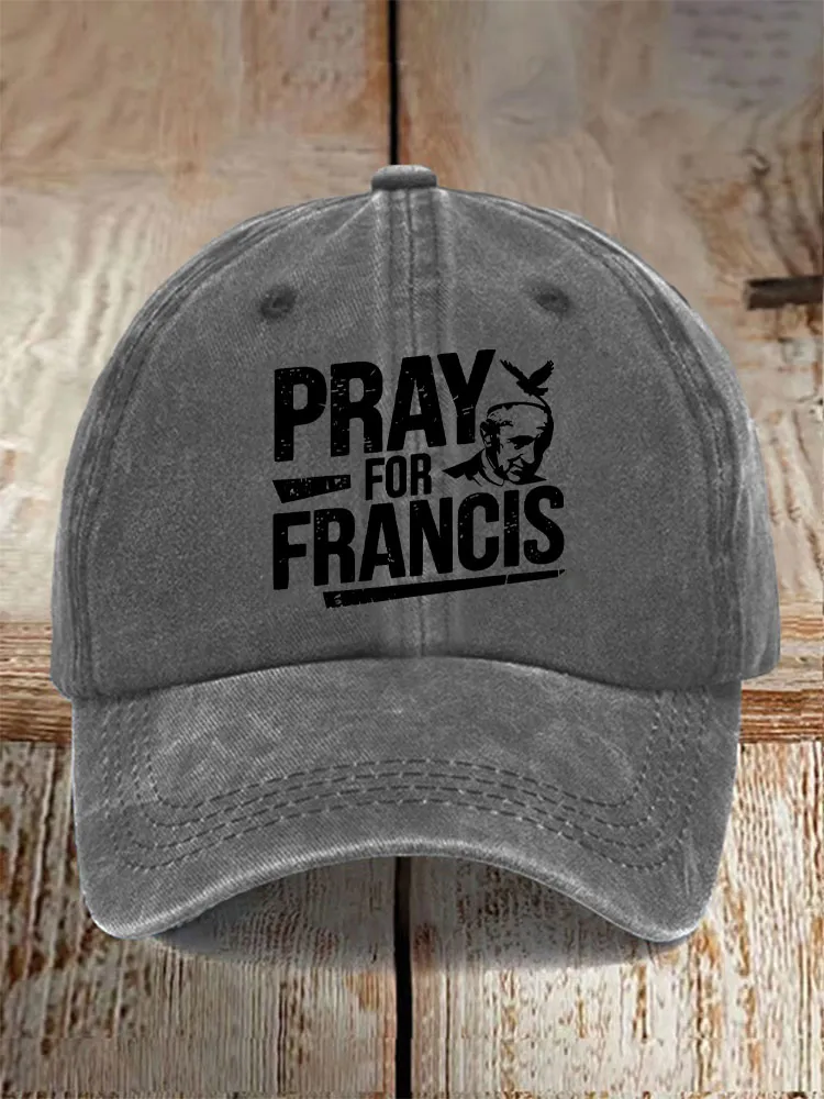 Men And Women's Pray For Pf 1936-2025 Washed Baseball Cap