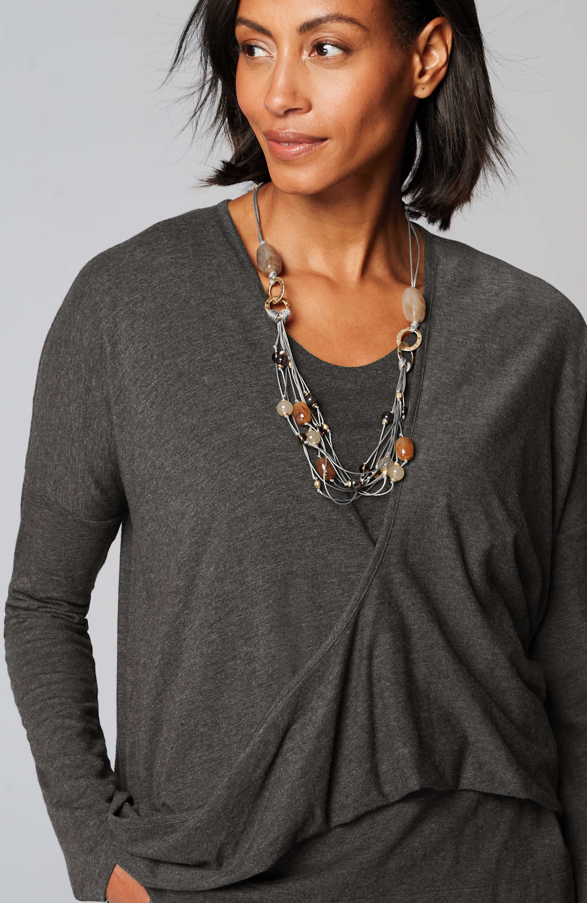 Pure Jill Twist-Front Top