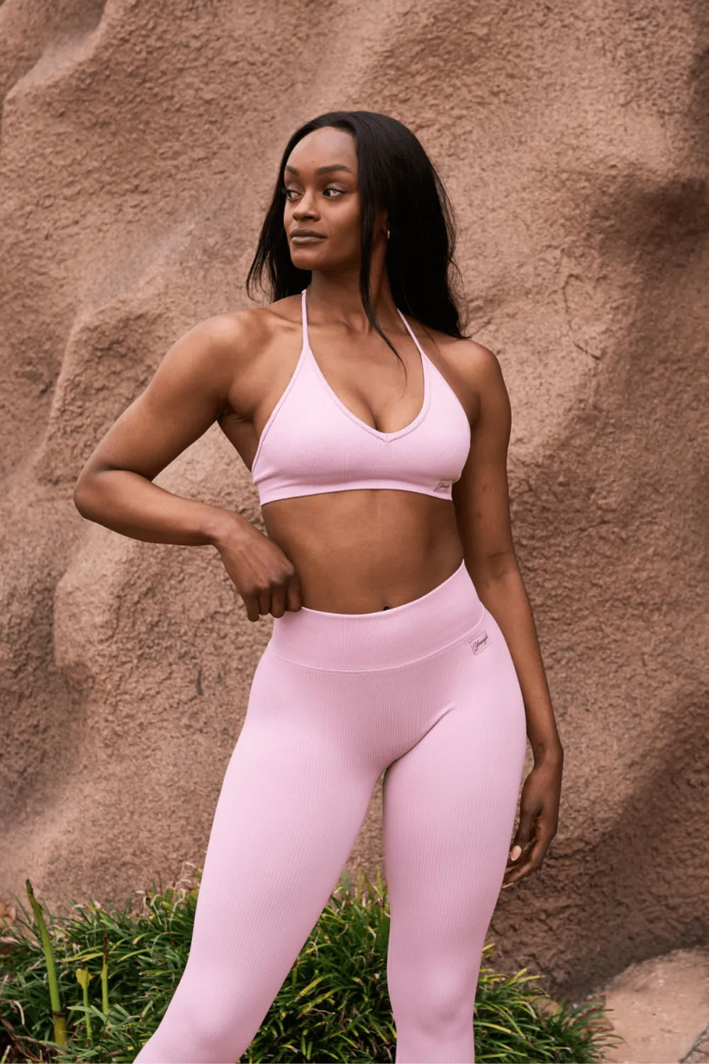 W343 Ribbed Seamless bra