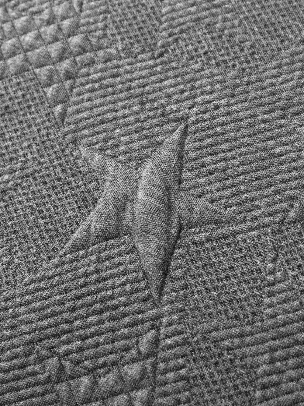 Jacquard Star Print Knit Sweatshirt