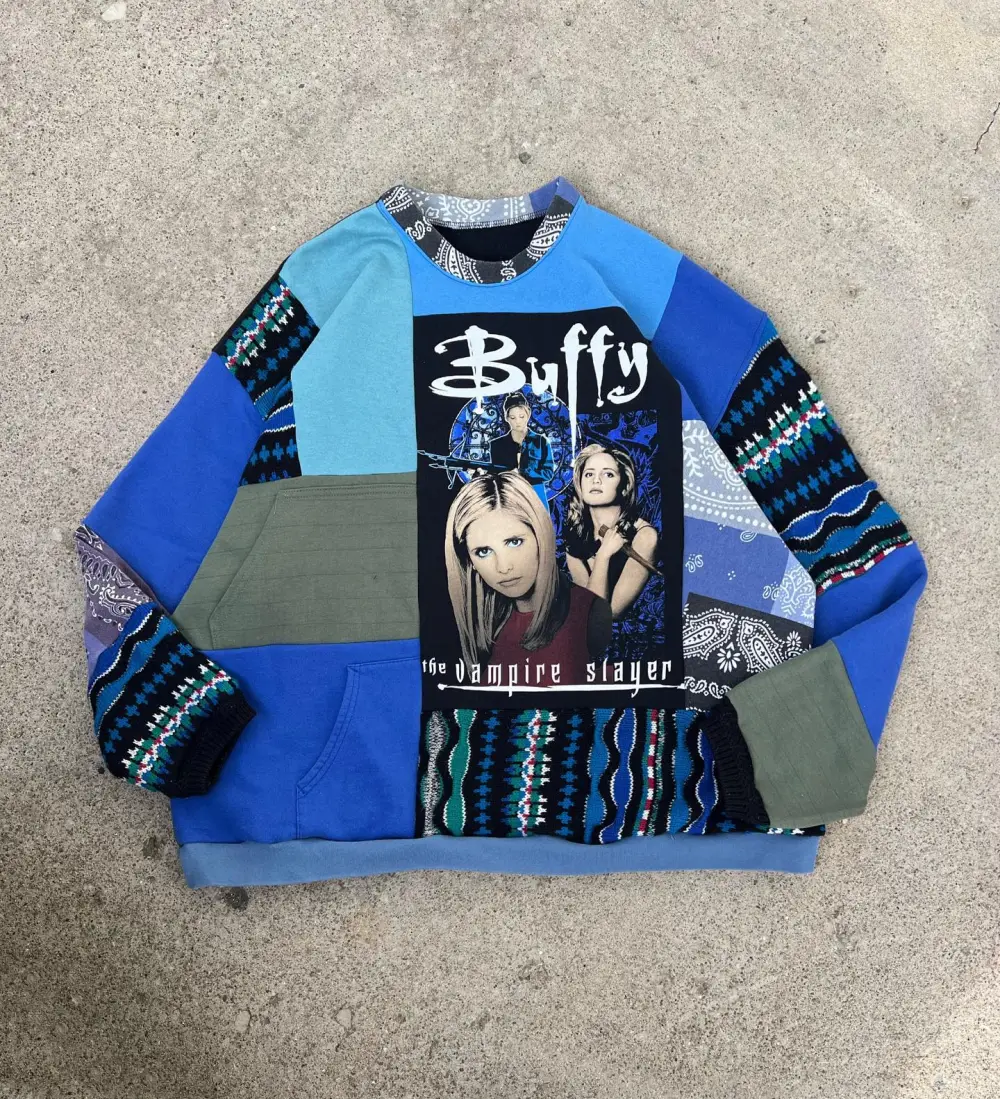 Blue hoodie sweatshirts how perfect and cozy piece for your Halloween day