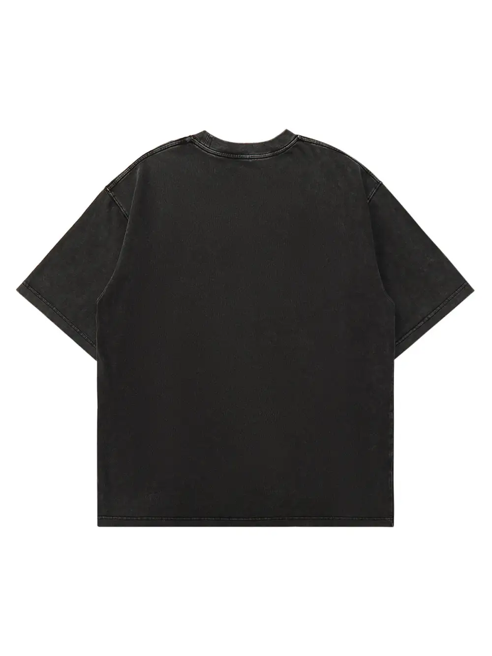 Retro Washed Mottled Death Street Rap T-Shirt