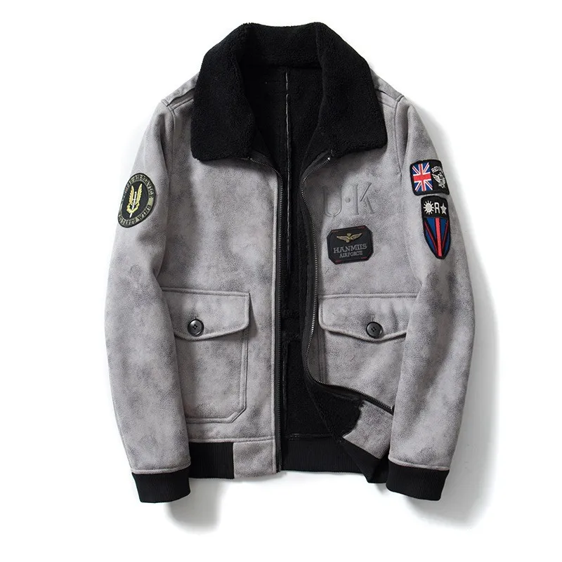 The Flying Tigers Men's Sheepskin Bomber Jacket Luc. 113
