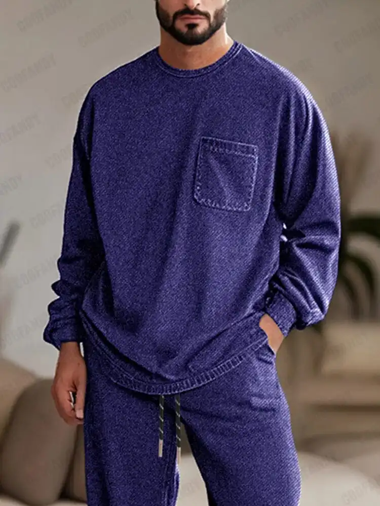 Soft Cotton Denim 2-Piece Set