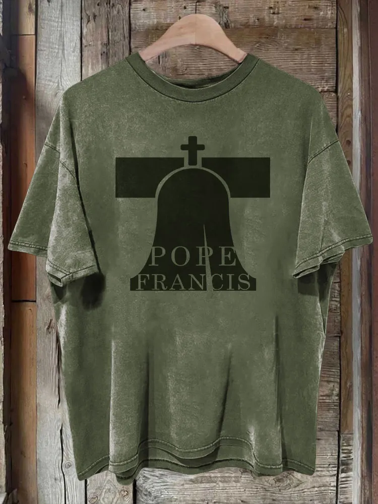 Men's 1936-2025 Print Short Sleeve Round Neck Cotton T-Shirt