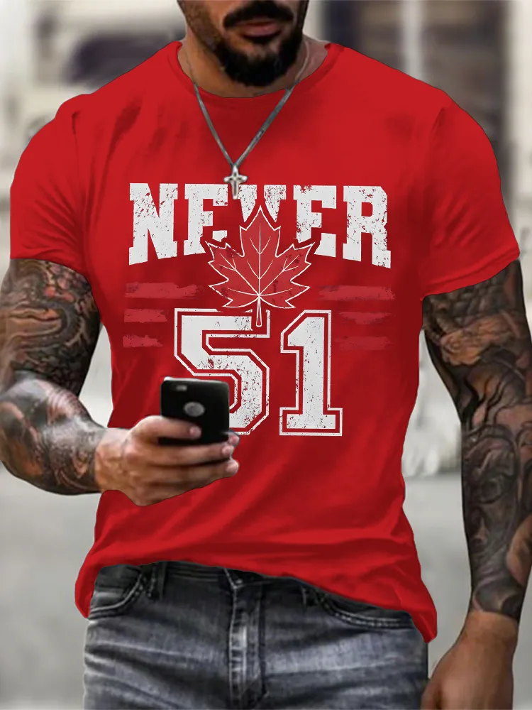 Men'S Never Be The 51st State T-Shirt