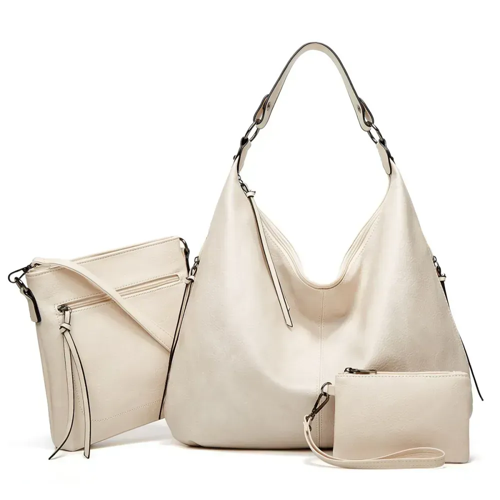 Women's Three-in-one Leather Bag