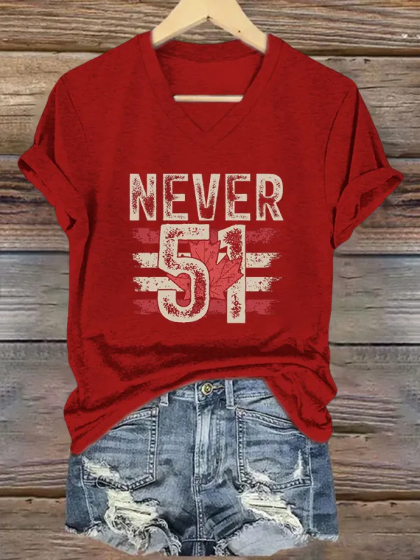 Women'S Never Be The 51st State T-Shirt