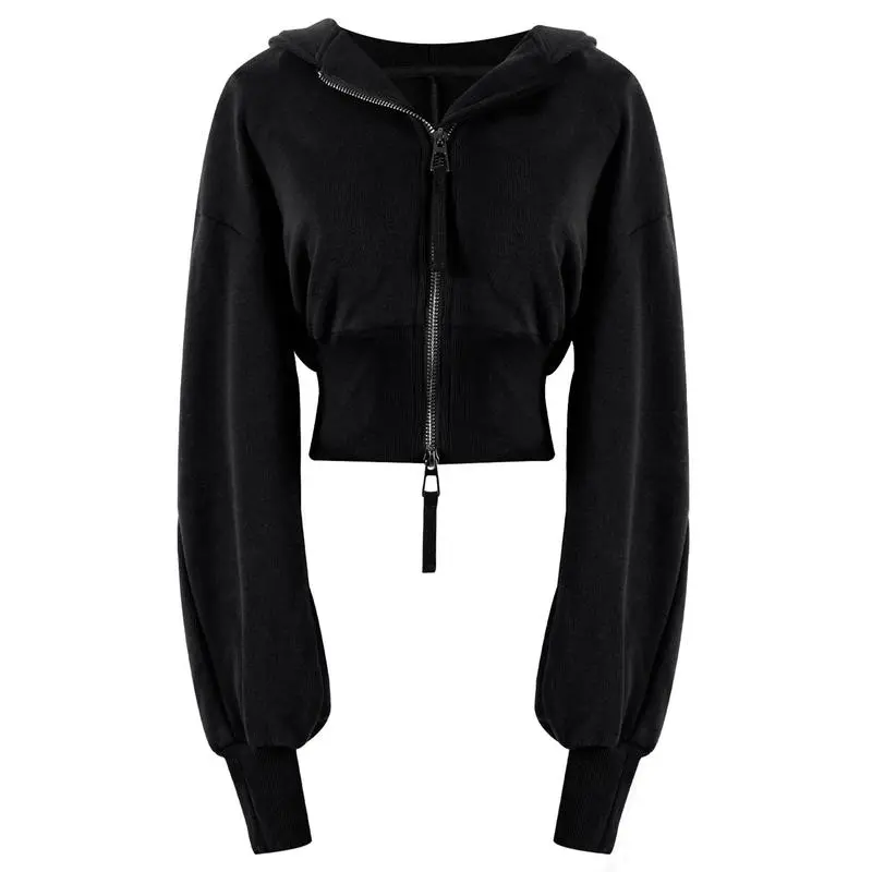 Women's Stylish Athletic Cropped Hoodie